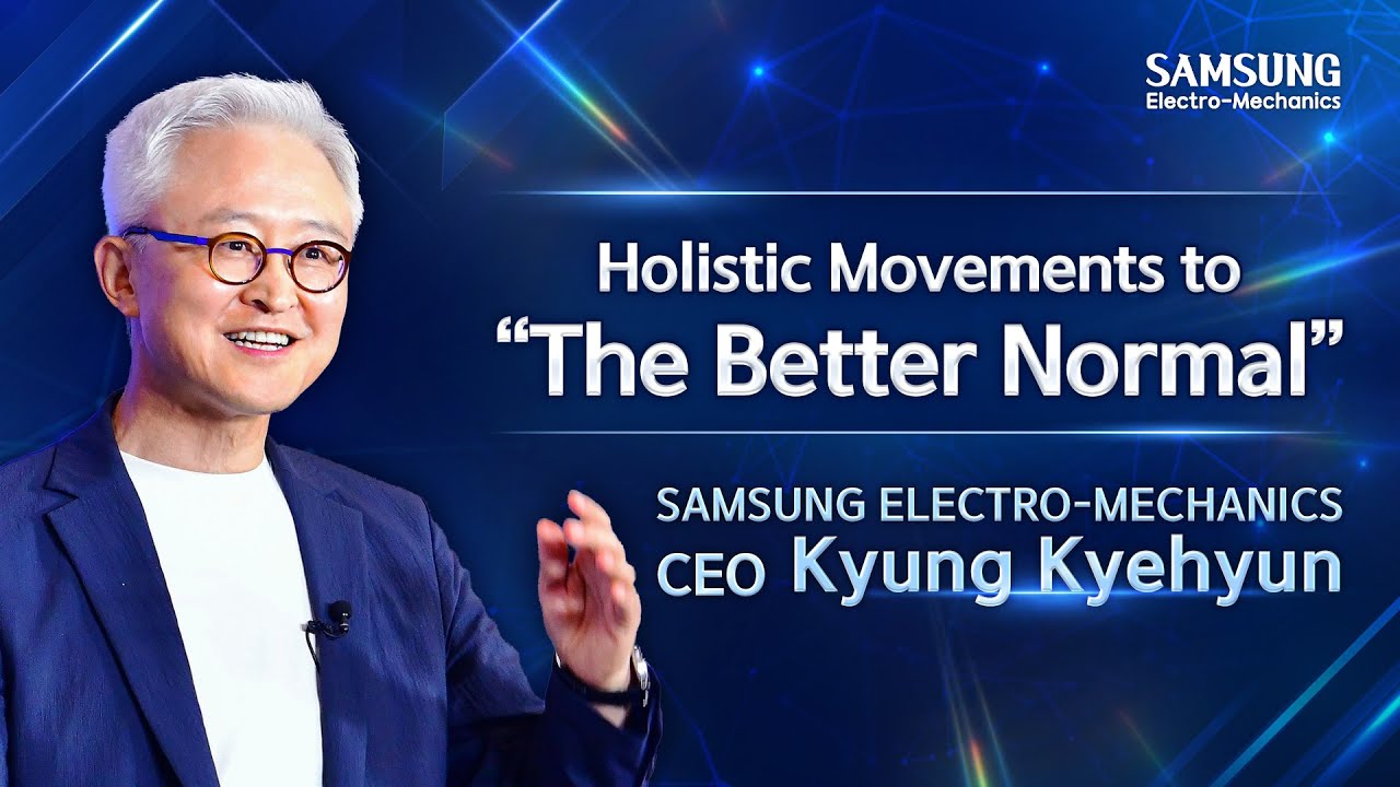 Samsung Electro-Mechanics CEO Kyung Kyehyun delivers a keynote speech at Global Tech Korea 2021 | News | SAMSUNG ELECTRO-MECHANICS