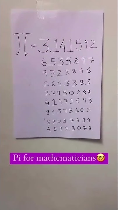 Different types of pi. #python #pi #pie - YouTube