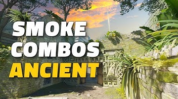 CS2 /Легкие смоки на Б плент с одной точки на карте Ancient