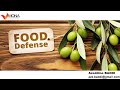 Food defense  actes malveillants et scurit des aliments