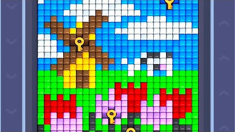 Pixel flow level 45 very hard level Walkthrough Solution 