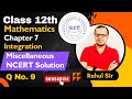 Class 12 Mathematics | Integrals | Integration | Chapter 7 | Ex Miscellaneous Q 9 I NCERT SOLUTION 