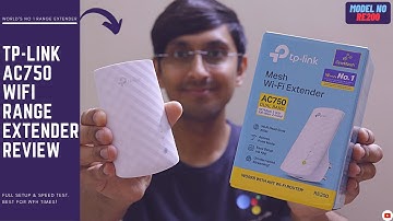 TP-Link AC750 Wifi Range Extender Review - Dual Band, 750 Mbps.