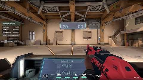 VALORANT HARD MODE RANGE BOTS 30/30 TWICE WITH PHANTOM AND VANDAL