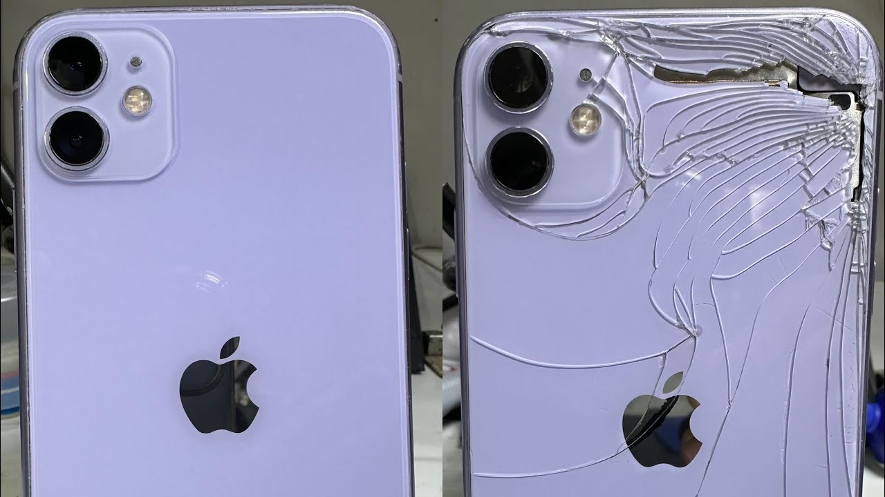 Apple iPhone 11 パープル 画面・背面ひびあり Apple iPhone 11 パープル 画面・背面ひびあり Apple iPhone 11
