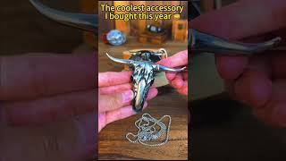 The coolest accessory I bought this year 🤠 #edc #westernstyle #necklace #fashionaccessories