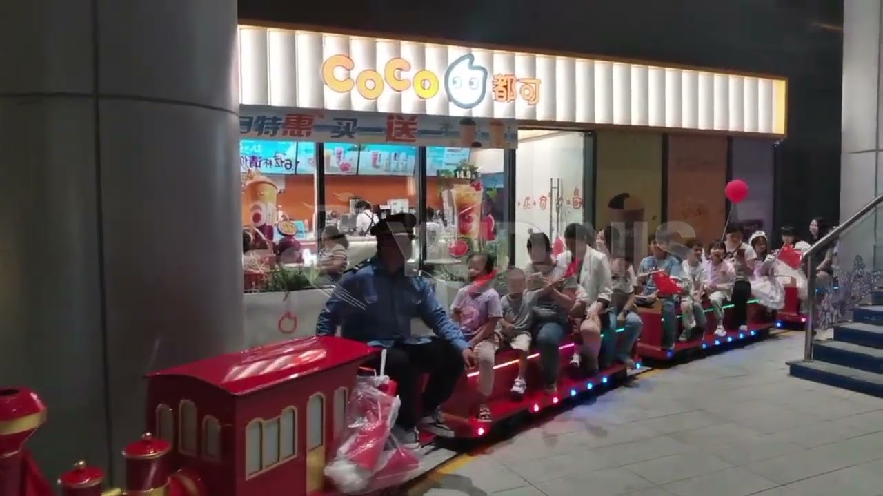mini electric ride on train for shopping mall
