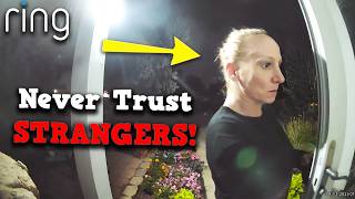 This Is Why You Don’t Open the Door for Strangers! (Caught on Ring Doorbell)