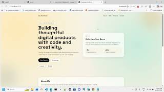 How to Build a Simple Portfolio Using Codex