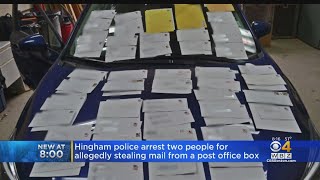 Hingham Police Arrest 2 For Stealing Mail