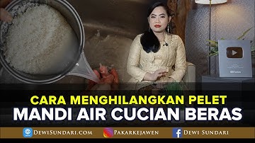 CARA MENGHILANGKAN PELET DENGAN MANDI AIR CUCIAN BERAS