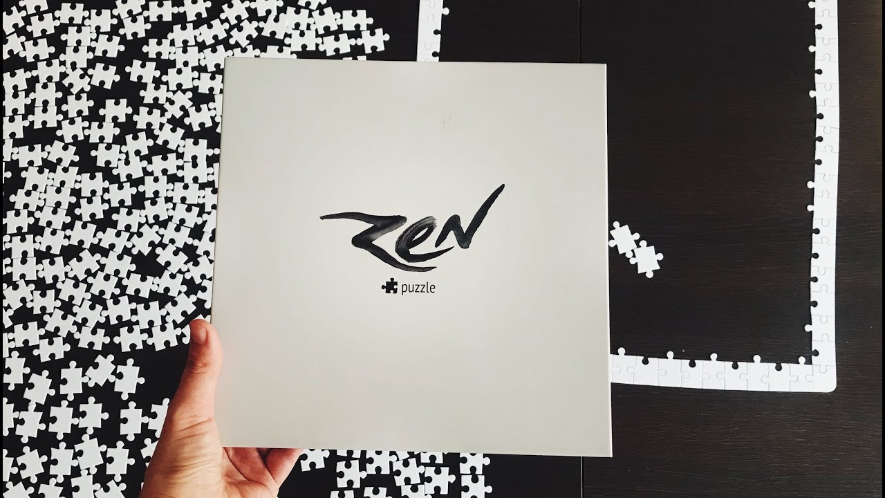 Собираю абсолютно белый пазл. ZEN puzzle. (Дзен пазл). - YouTube