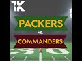 Packers vs Commanders Tickets 2025 - Ticket King Wisconsin