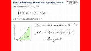 (47:29) UPenn Math 104 Properties of the Integral and more FTC practice