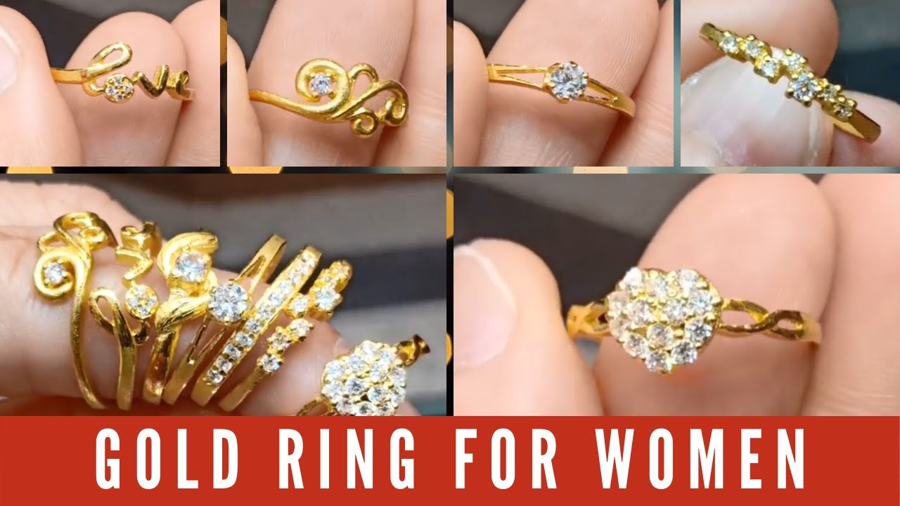 Gold Ring For Women // 24 Carat Gold Ring - YouTube