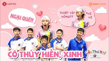 Mâu Thủy "ngại ngùng" khi được 5 chàng trai Đại Bàng Xanh ca ngợi hết lời | CẦU THỦ NHÍ 2021