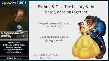 CppCon 2016: “Introduction to C++ python extensions and embedding Python in C++ Apps"