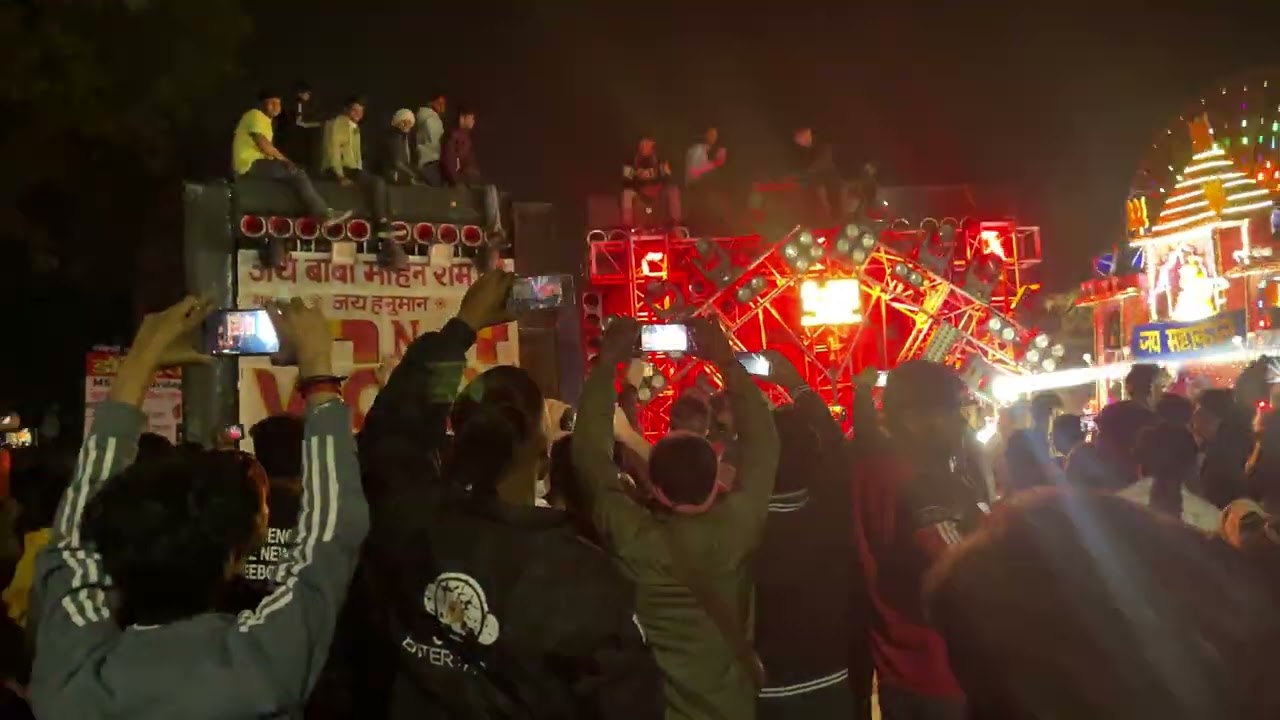 DJ Shubham rock vs DJ Vicky Ghumi jabardast competition Garh to Meerut Kawad Yatra2026 mahashivratri