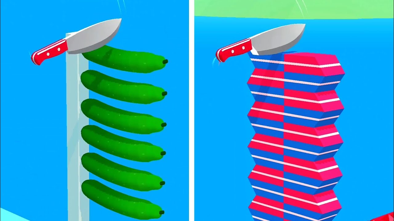 Slice It All Game! Satisfying and Relaxing ASMR Slicing Video NEW UPDATE