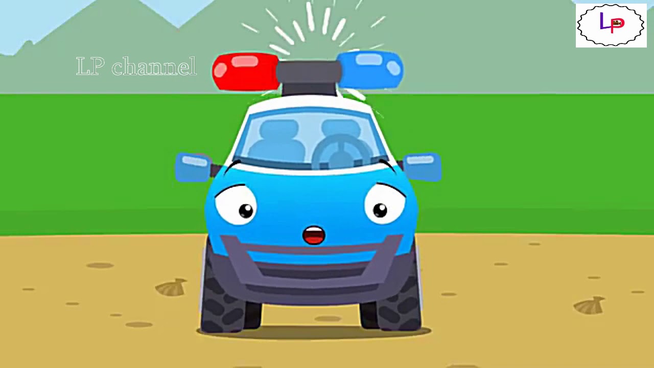  MOBIL  POLISI  KARTUN  ANAK LUCU  2021 YouTube