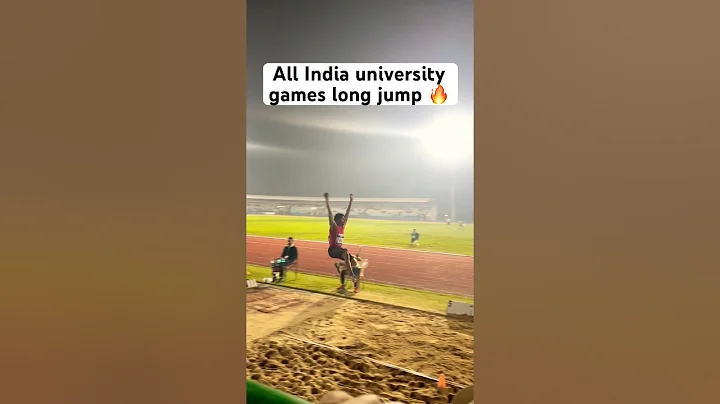 All India university games long jump #olympicsport #youtubeshorts