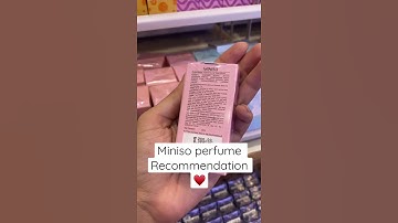 Thumbnail of Miniso perfume recommendation under 600/- ♥️ #miniso #ytshorts #shorts #explore #shopping #perfume