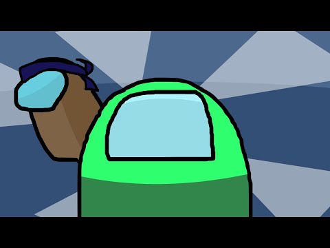 a completely normal AMONG US animation