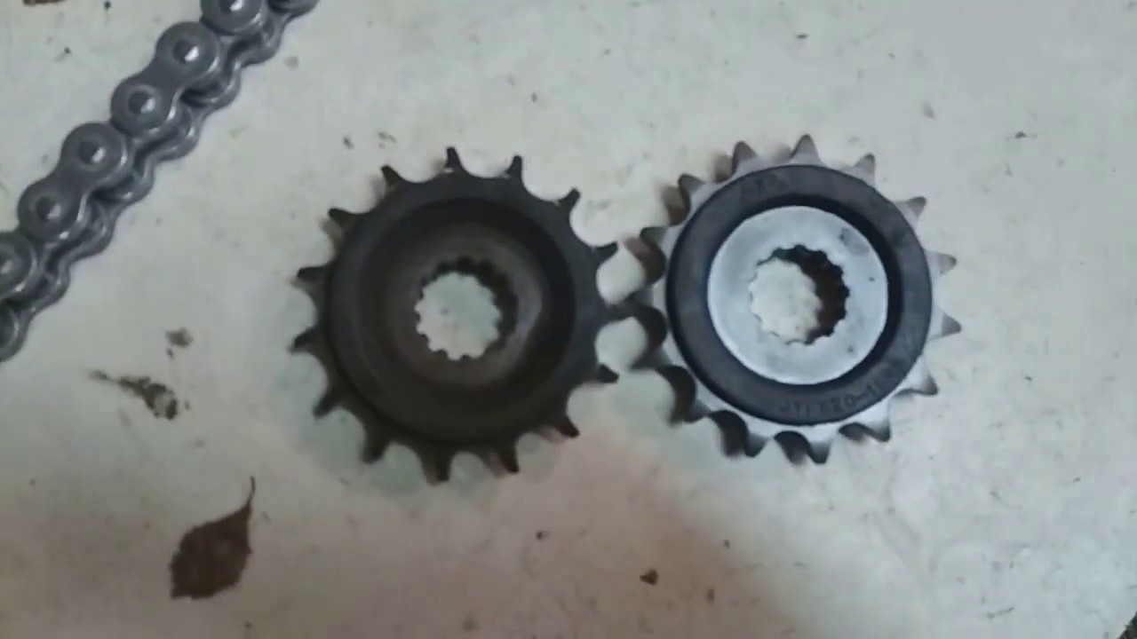 Как поменять цепь на мотоцикле сузуки - 90 фото
