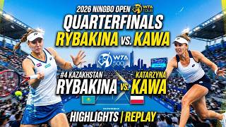 Details Elena Rybakina 🇰🇿 vs Katarzyna Kawa 🇵🇱 | 2026 Ningbo Open | WTA Quarterfinals Highlights News