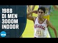 Joe Falcon pumps up crowd, tweaks announcer at final lap of 1988 NCAA 3000m