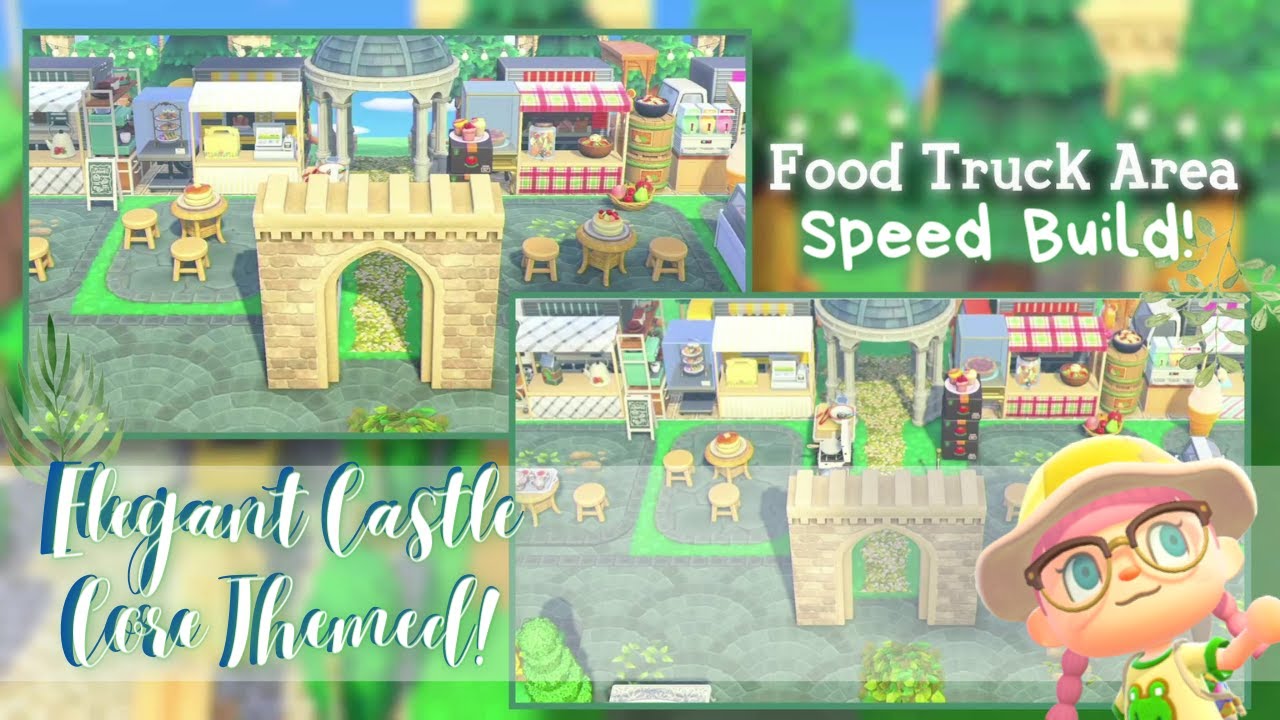 Elegant Food Truck Themed Speed Build! | Speed Build | Animal Crossing New Horizons