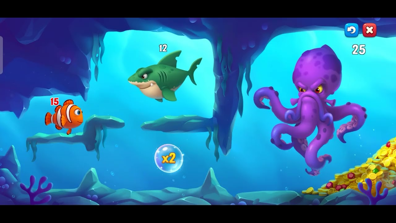 Fishdom ads mini hungry fish