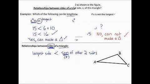 5.2 PART2 (Topic D) Triangle Inequalities Side Relationships