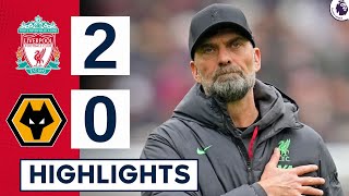 Liverpool vs Wolverhampton (2-0) Klopp Highlights | Premier League 2023/24 | Last Matchday