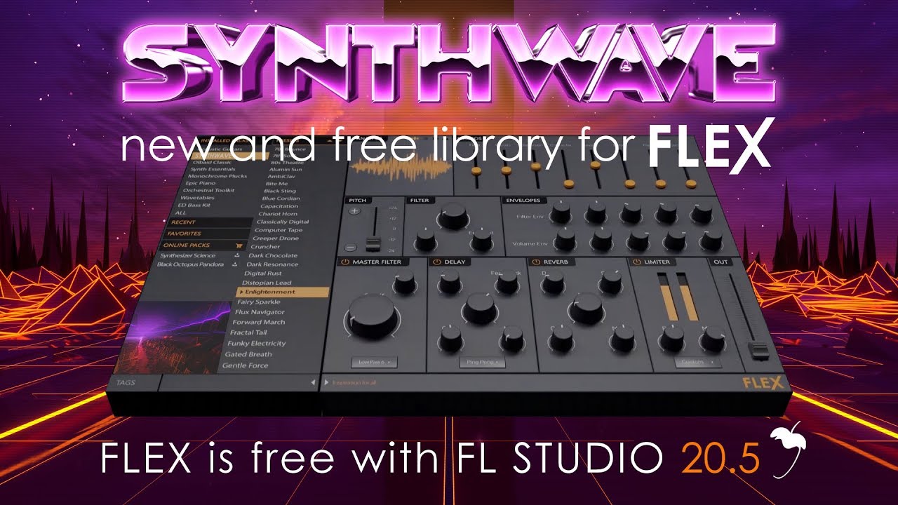 FLEX | Synthwave Library (free) - FL Studio