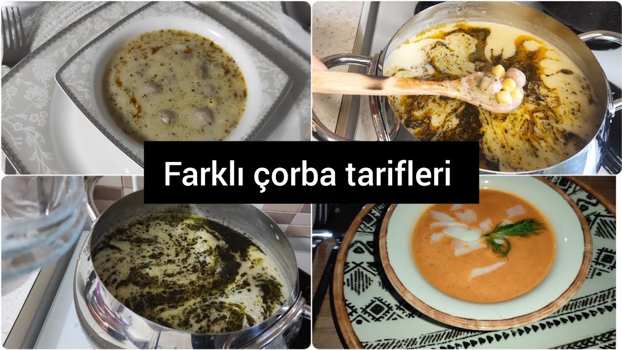 ÇEŞİT ÇEŞİT ÇORBA TARİFLERİ ???? HEM LEZZETLİ HEM PRATİK ????