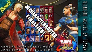 Marvel vs Capcom Infinite Roster Finalized to 30 Characters & Latest Story Trailer Revealed