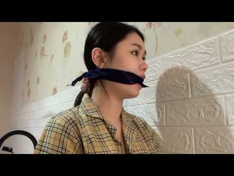 Cleave Gag with Bandana Slayer - Cute Indochinese