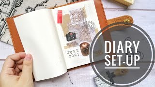 Setting up my diary | a6 midori md | asmr | silent vlog | Love, Zellanne