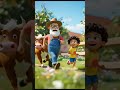 Old MacDonald Had a Farm 🚜🐄 Kids Rhyme #shorts #kids