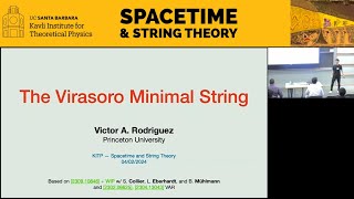 The Virasoro Minimal String  ▸  Victor Rodriguez (Princeton)