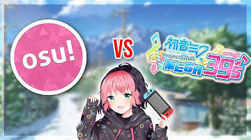 osu! player Tries PROJECT DIVA...?