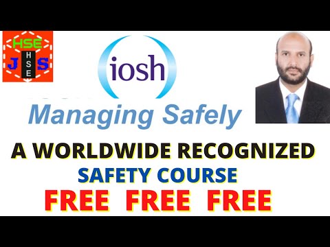 IOSH Managing Safely V5 course free online - Safety Education on Safety First Life Channel 4 Free