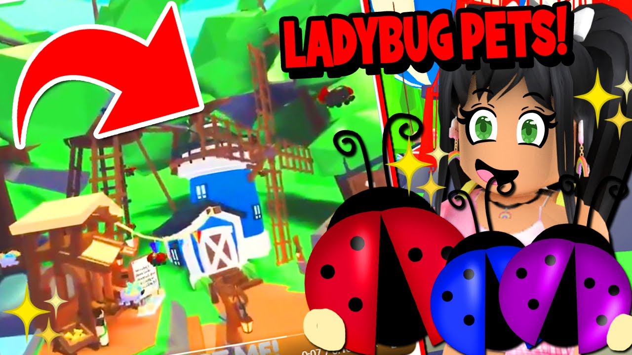 Adopt Me! Pets (New Pets! LADYBUGS 🐞)