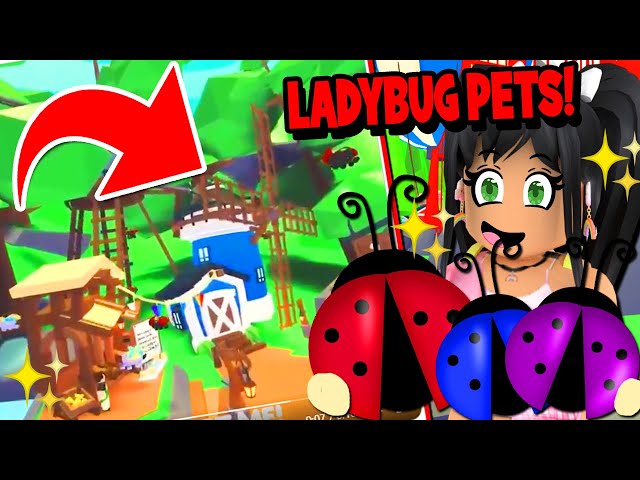 Adopt Me! Pets (New Pets! LADYBUGS 🐞)