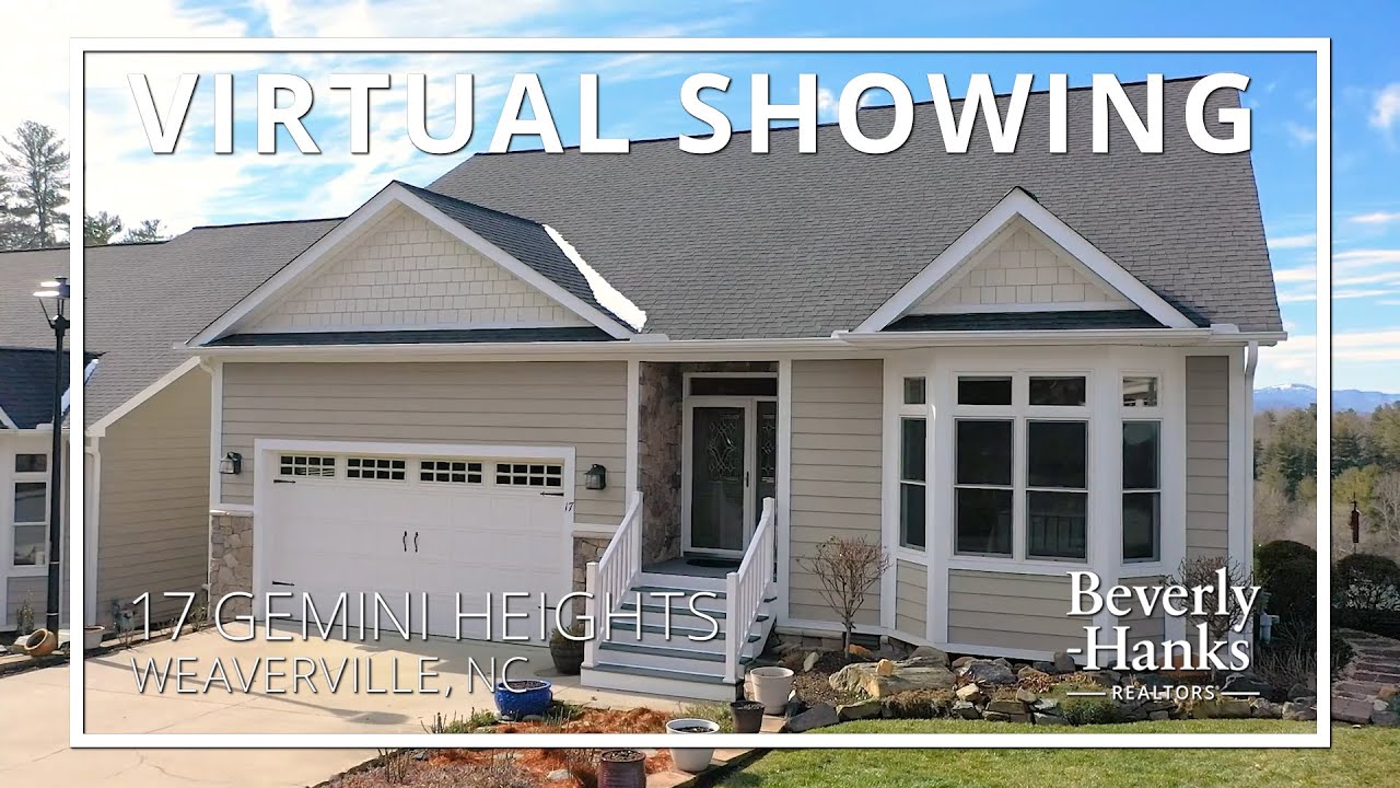 Virtual Showing 17 Gemini Heights, Weaverville NC YouTube