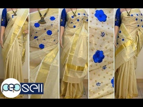 ONLY ONAM DESIGNER SAREES// HALF SAREES 