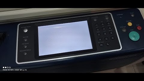 white screen solution xerox photocopier machine