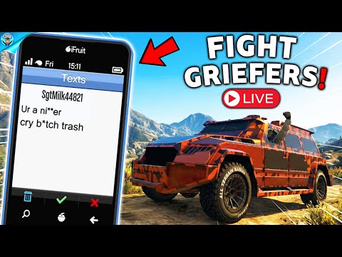 Trolling Griefers And Tryhards LIVE On GTA Online 