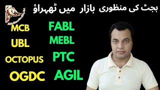 #psx | Consolidation in the market after the approval of the Budget | MCB,UBL,OCTOPUS,FABL,PTC